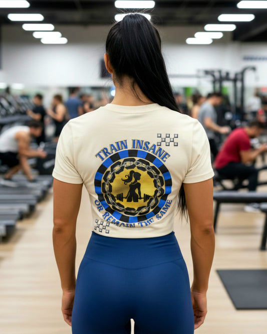 🌐Train Insane Gym T-Shirt — Motivational Female Workout Tee
